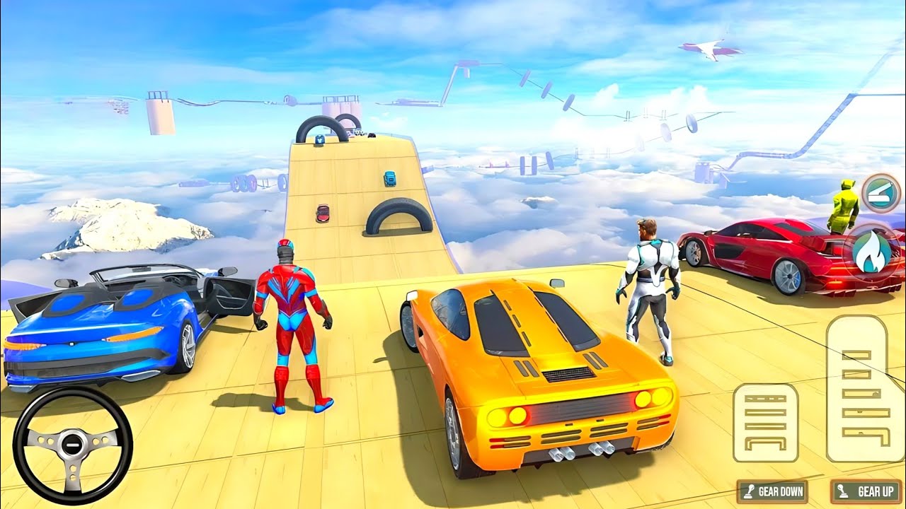 Car Ramp Stunt Extreme Mad Wheels - GT Sport Car Racing Simulator 3D - Android Gameplay #3