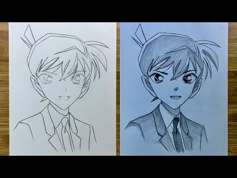 Vẽ Shinichi Và Ran - Cách Vẽ Conan Dễ Dàng Từng Bước | Vẽ Anime Đơn Giản | #413 | Cong Dan Art