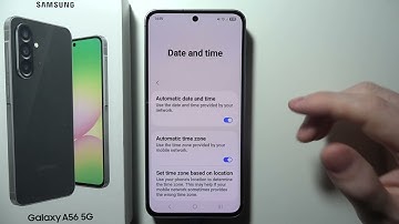 SAMSUNG Galaxy A56 5G: How to Change Date/Time Settings