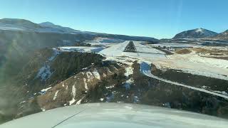 LOOK OUT!!! Insane Landing Rwy 27 Telluride in a Citation CJ4