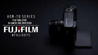 Fuji Guys - FUJIFILM X-Pro3 - Film Simulation & In-Camera Raw conversion