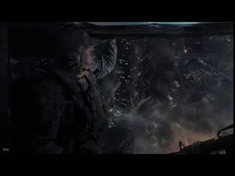 Godzilla eating cars