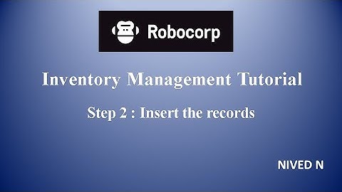 Robocorp : Inventory Management  Tutorial - Step 2