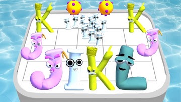MERGE ALFABET Run ABC Letter Go  ✔️ Alphabet Lore, Alphabet Game  J  abcdefghijklmnopqr Part 4