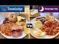 Travelodge breakfast vs premier inn breakfast  who wins