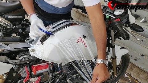 TVs Apache RTR 180 Lamination | PPF Installation | Vwraps Sikar |