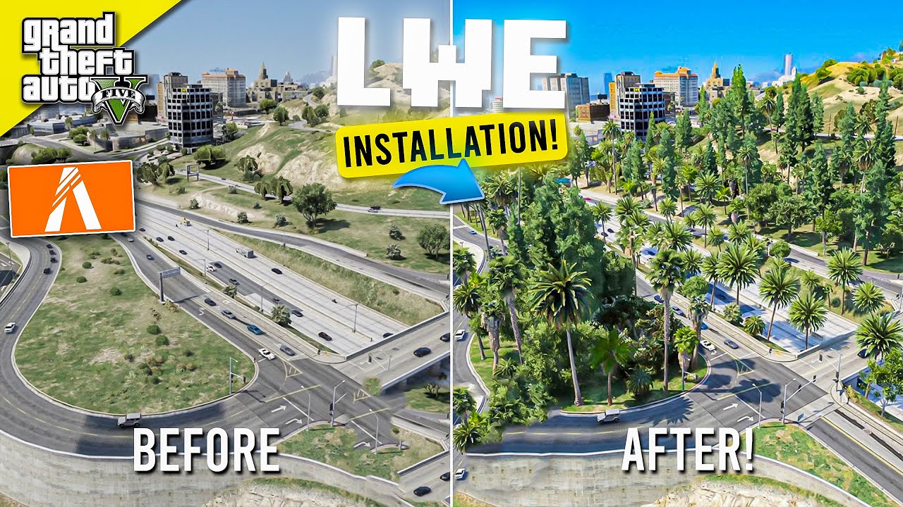 Как установить дополнение Lively World в GTA 5 (FiveM) 2025 | LWE Лучший мод растительности для G...
