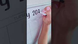 calendar whiteboard handwriting school