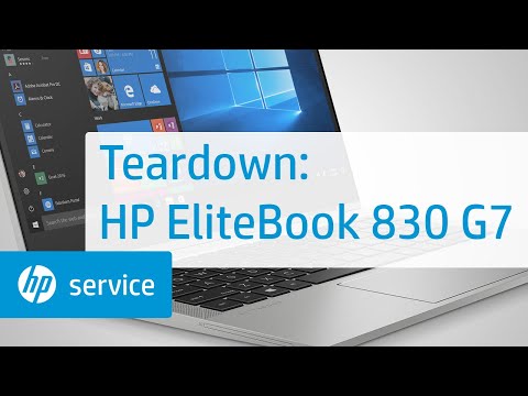 Service Teardown: HP EliteBook 830, 835 G7 Notebook PC | HP Computer Service | HP