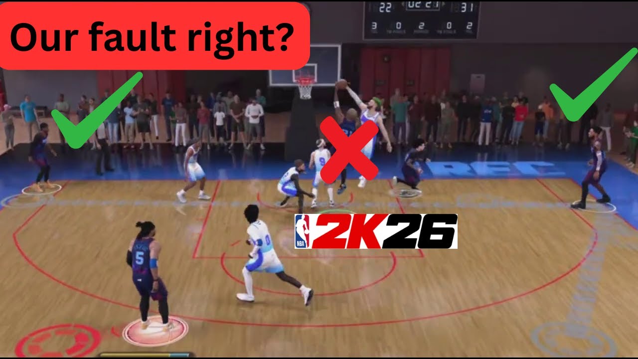 NBA 2K26 They just want to iso and get slapped and blame us