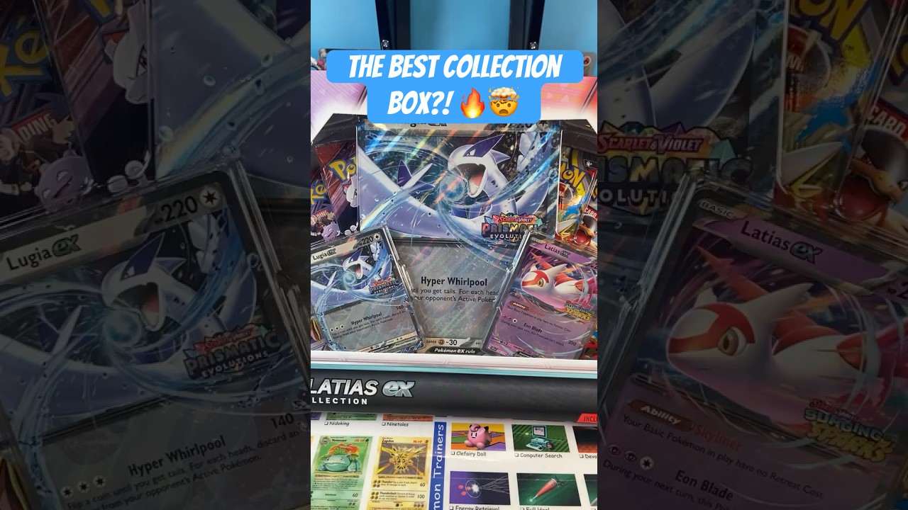 Is the NEW Lugia & Latias Ex Premium Collection Box Worth It?! 🔥 #pokemoncards #unboxing