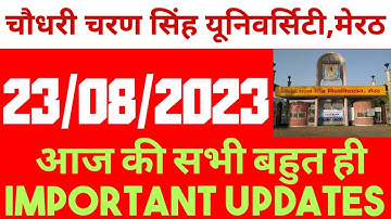 ccsu news update today.ccsu open merit list 2023-24.ccsu result 2023.ccs university new update.ccsu.