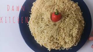 Serve Noodles Hot With Paprika.