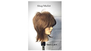 Modern Mullet / Shag Haircut for Women  Shullet  Step by Step Tutorial