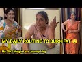 My 20 kg weight loss journey  day routine to burn fat at home  fat to fit journey