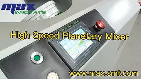 Max-innovate High Speed Industrial Solder Paste Mixer For Pcb Assembly Line