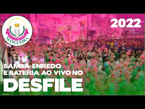 Mangueira 2022 | Inicio de desfile em 4K | Samba ao vivo - #DESFILES22