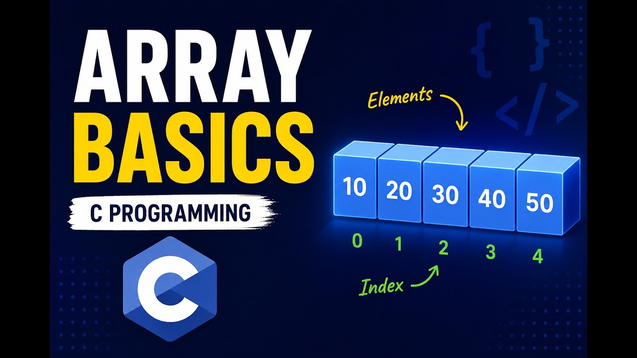 Array Basics in C Programming | Beginner Friendly Tutorial - YouTube