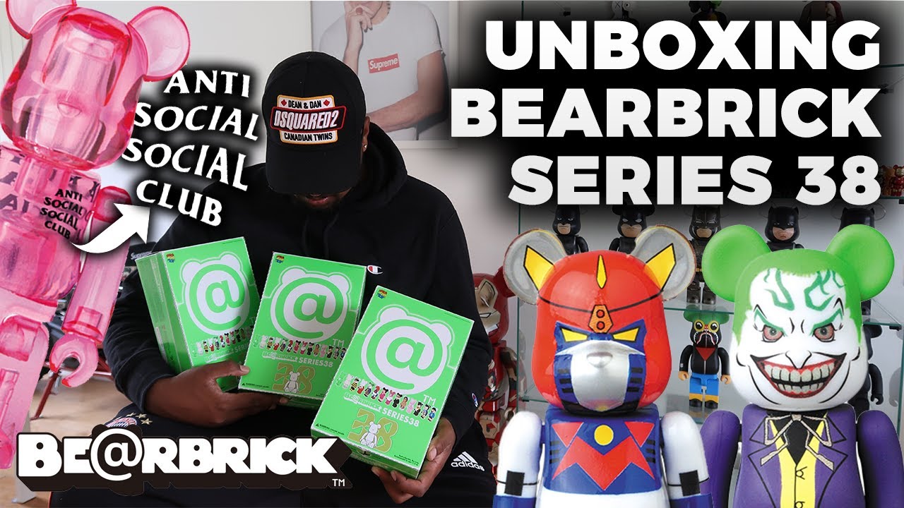 UNBOXING ALL 4 BAPE BEARBRICK BOXES in the 28th Anniversary Set