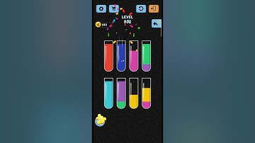 water color sort Level no 800 a best game walkthrough solution IOS/android