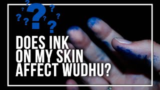 Does Ink on My Skin Affect Wudhu ? Ahkam with Sheikh Ali Maash screenshot 5