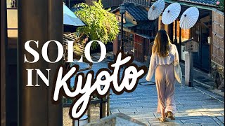 kyoto vlog  7AM in Sannenzaka, Ninenzaka, Kiyomizudera, Starbucks Machiya ☕