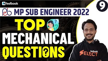 MP Sub Engineer Mechanical Classes 2022 | Practice Set 9 | MP Vyapam Mock Test by Jitendra Sir