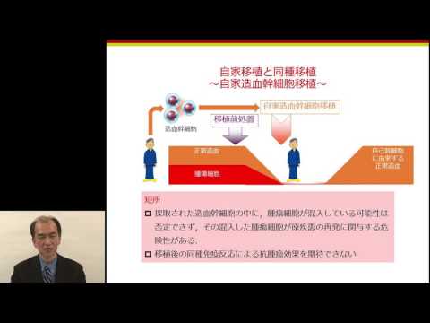 【造血幹細胞移植③】自家移植と同種移植　山下 卓也