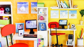 DIY Minyatür Ofis nasıl yapılır? Kendin Yap - LPS ( minişler) Incin
