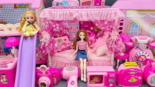 18 Minutes Satisfying with Unboxing Barbie Princess House & Wardrobe Collection Toys Review | ASMR