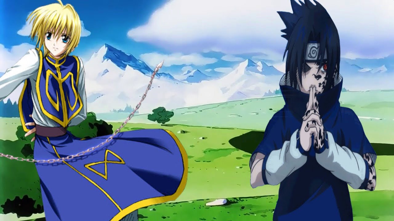 Batalha de personagens》Sasuke vs Kurapika