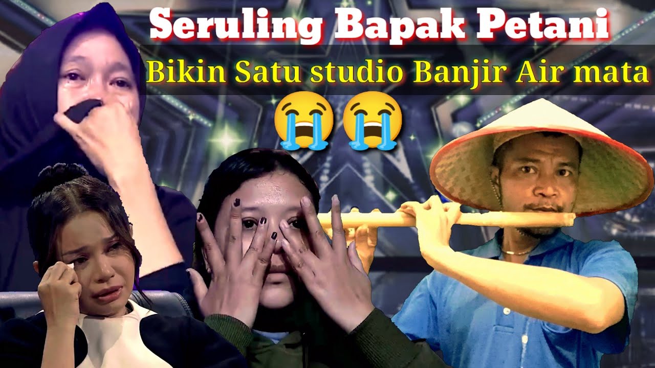 Kenapa satu studio kok bisa banjir air mata 😭😭 karena seruling Bapak petani ini || Parodi