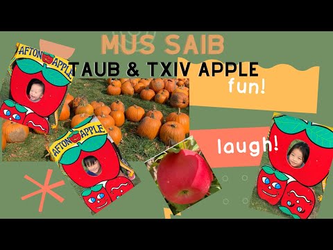 Video: Pluaj Nrog Triple Txhaws Thiab Txiv Apples