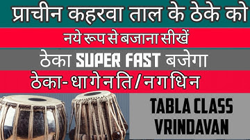 Basic Kaharwa Taal With New Nikaas |Super Fast Speed| Easy To Play|पुरानी कहरवा ताल नये तरीके बजायें