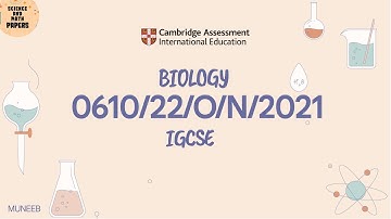 0610/22/O/N/21 | Biology | 2021 | #0625/22/OCT/NOV/2021 #0610 | ​Science And Math Papers
