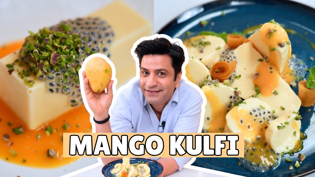 Quick & Creamy Mango Kulfi | Easy Mango Kulfi Recipe | Kunal Kapur Recipes