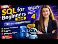 SQL for Beginners in Hindi (Part 4) | Zero to Hero with AI | Free SQL Training | Techstack Academy