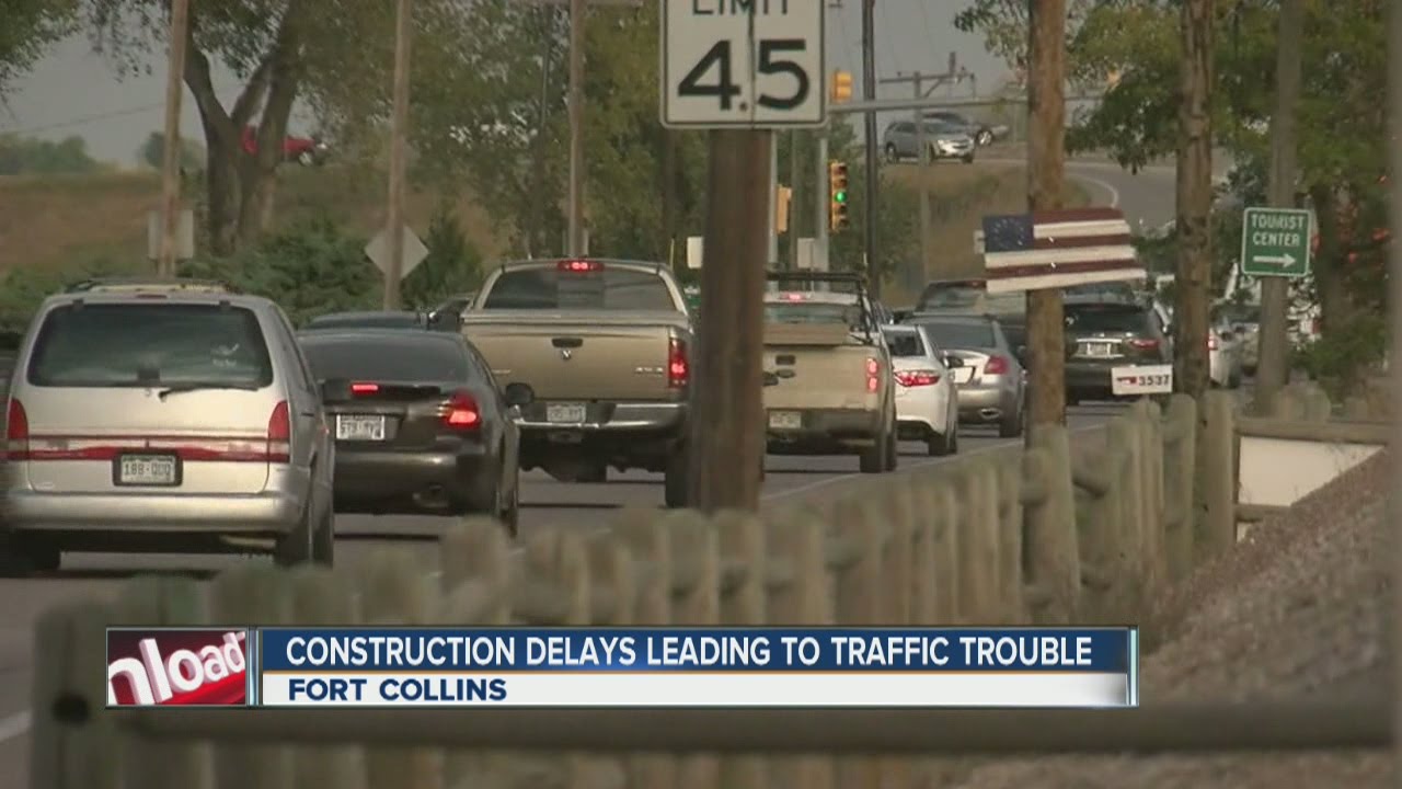 Construction delays leading to traffic trouble in Ft. Collins