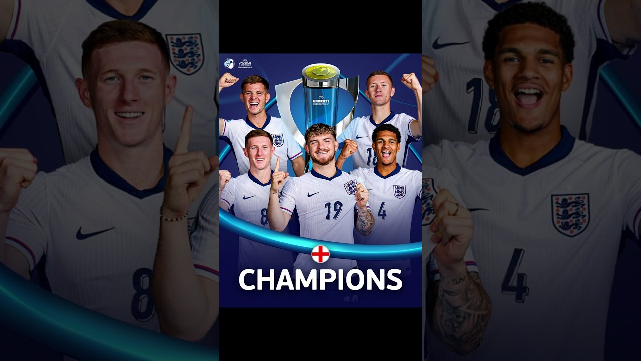 England youth team – European champions for the second time in a row! 