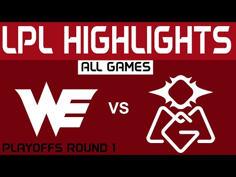 WE vs OMG Highlights ALL GAMES R1 LPL Spring Playoffs 2024 Team WE vs Oh My God by Onivia