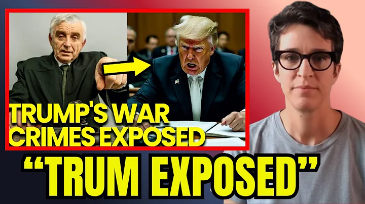 WATCH: Trump EXPLODES at Judge Over 'War Crimes' Trial, SHOUTS 'I AM INNOCENT' | Rachel Maddow