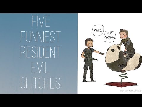 Five funniest glitches in the resident evil series!