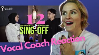 SING-OFF TIKTOK SONGS PART 12 REZA vs Eltasya Natasha | VOCAL COACH REACTION & ANALYSIS