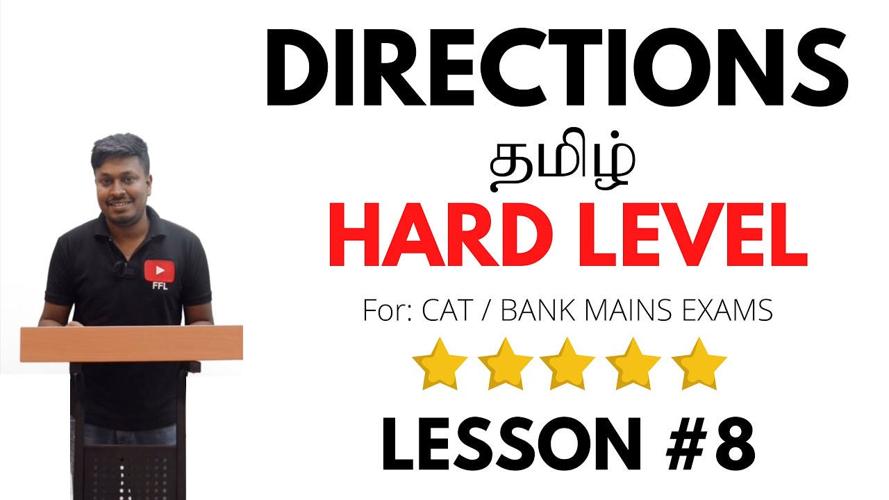 DIRECTION(TAMIL) | Hard Level Questions | Lesson-8