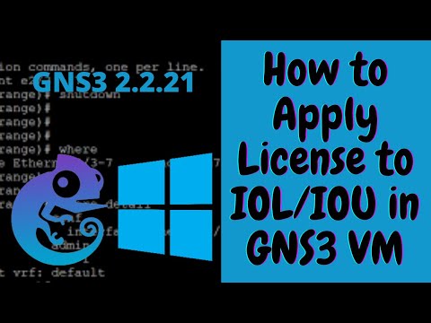 4.GNS3 - How to apply License  to IOU/IOL in GNS3