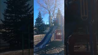 Toy can Slide too👍 #shorts #playground #slide #little #boy #toys #excavator