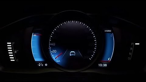 The Adaptive Digital Display In The V60 Plug-in Hybrid