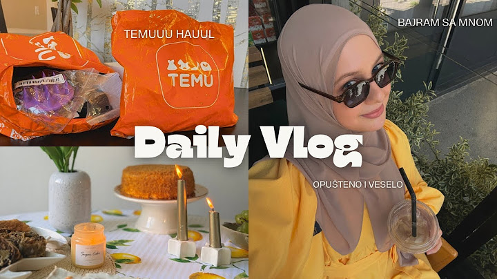 Daily vlog: Bajram sa mnom + predobar TEMU haul