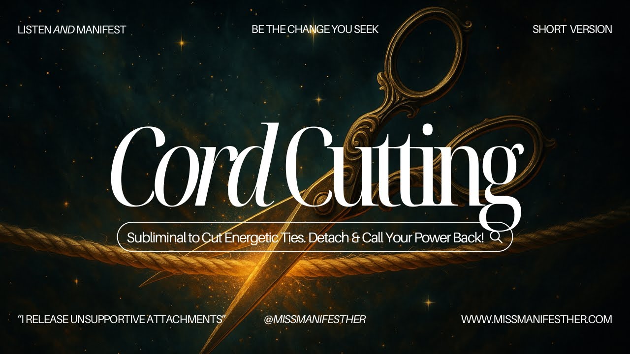 ✂️ Cord Cutting Subliminal ✨ Let Go & Detach 🙏 Call Back Your Energy & Power 🔥