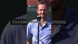 Daniil Medvedev Approves Of This Year's Indian Wells Courts 😂